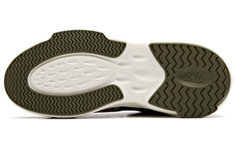 Details for Anta Mid-Top Skateboard Sneakers 'Green Black White' 11918081-6