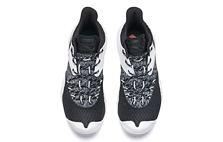 Lookbook Anta Mid Top 'Black White Grey' 11931605-4