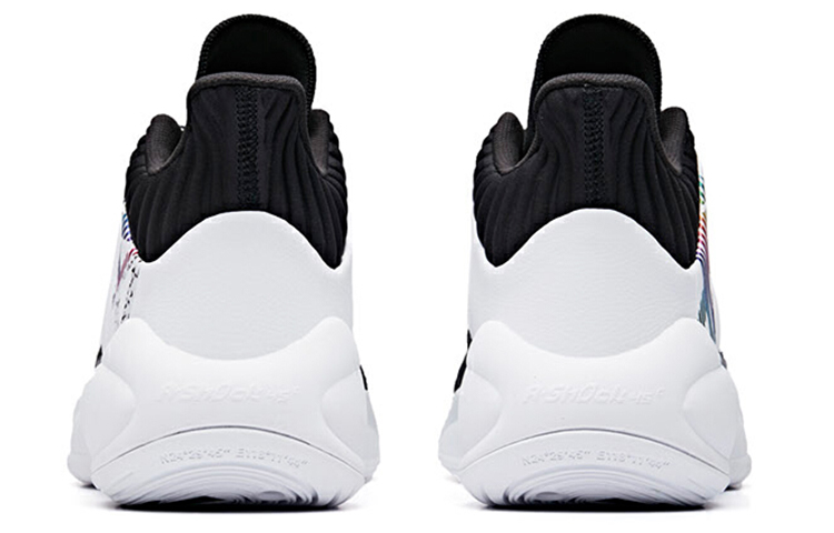 Shop Anta Mid Top 'Black White Grey' 11931605-4