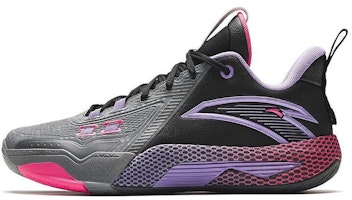 Anta Mid Top Basketball 'Black Grey Purple' 112341113-8 Anta Mid Top Basketball 'Black Grey Purple' 112341113-8