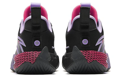 Anta Mid Top Basketball 'Black Grey Purple'