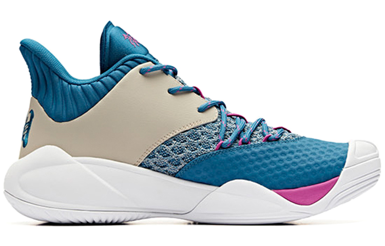 Order Anta Basketball Series Sneakers Mid 'Blue Beige Purple' 11931605-14