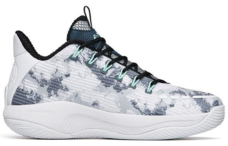 Anta Frivolous Celestial 5 Basketball Shoes 'White Black Aqua' 圖 2