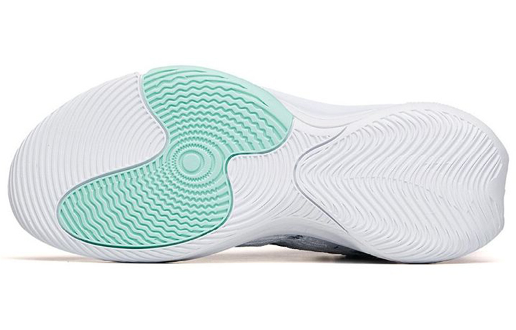 Anta Frivolous Celestial 5 Basketball Shoes 'White Black Aqua' 圖 6