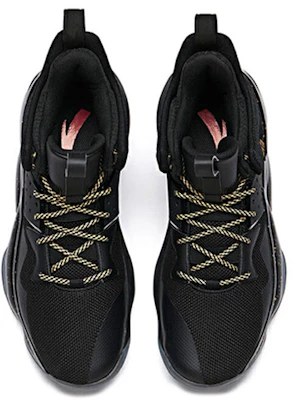 Anta Mid Top Basketball Shoes 'Black Gold White' 91941181-3 Shop Anta Mid Top Basketball Shoes 'Black Gold White' 91941181-3