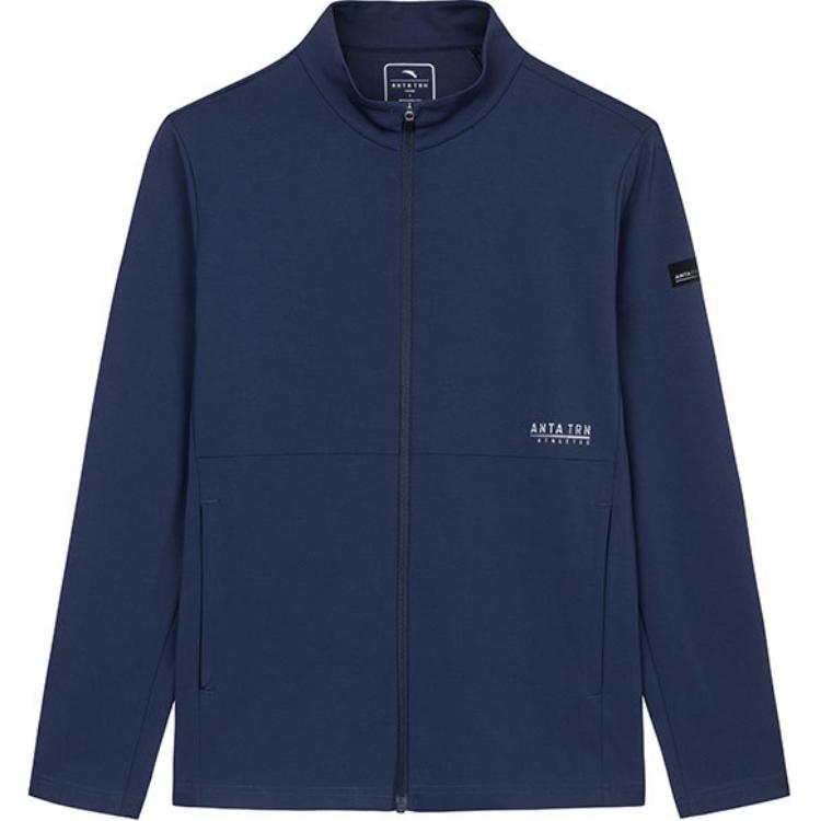Anta Midnight Blue Knit Training Jacket - Comfort & Simplicity 152427710-317859