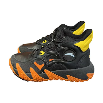 Anta Naruto Mid-Top Basketball 'Black Orange'