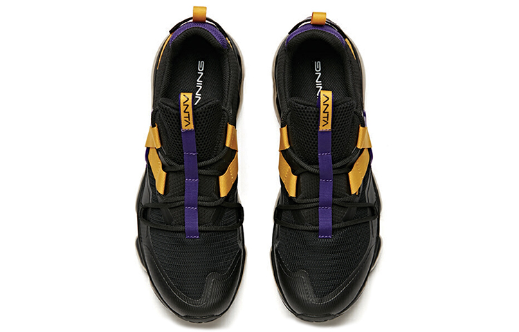 Shop Anta NASA x SEEED ''Schwarz Gelb'' 91945506-6