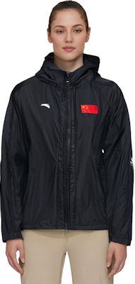 Anta National Flag Series Embroidered Hoodie Woven Jacket Unisex Black. 152130619-2 Sizing Anta National Flag Series Embroidered Hoodie Woven Jacket Unisex Black. 152130619-2