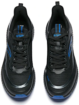 安踏 夜行者 闪能科技 运动防滑低帮跑步鞋 男款 黑蓝灰 Lookbook 安踏 夜行者 闪能科技 运动防滑低帮跑步鞋 男款 黑蓝灰