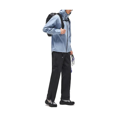 Anta Outdoor Casual Hooded Hard Shell Jacket Blue Windbreaker 10084547839245
