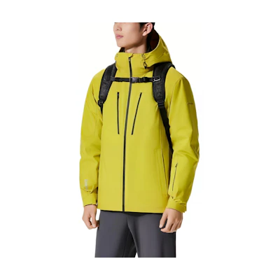 Anta Outdoor Champion Series 2-in-1 Jacket Sand Yellow/Basic Black 152340608-4