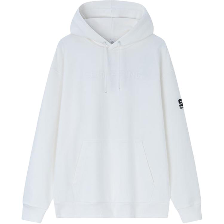 Anta Outdoor Champion Series Antibacterial Hoodie Pullover Men’s Papyrus White 152340721-1