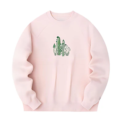 Anta Outdoor Crewneck Long-Sleeve Sweatshirt Misty Pink Unisex Casual Series 172428701-3