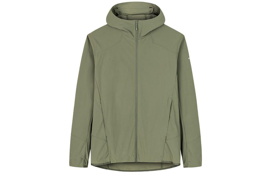 Anta Outdoor Olive Green UV-Proof Zip Hoodie Jacket 152420617-1