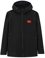 Order Anta Outdoor Series Black Waterproof Hooded Sports Jacket 152410606-2
