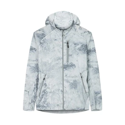 Anta Outdoor Series Full-Print Zipped Hoodie Jacket Men’s Beige Pink Gray 152420612-3