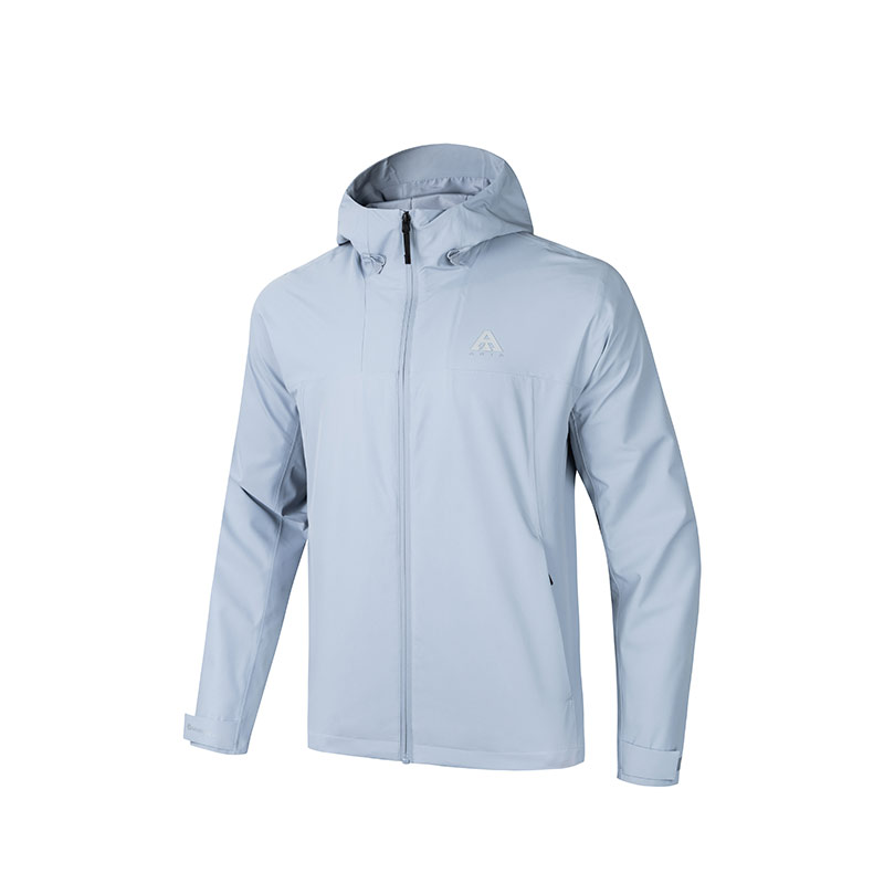 Anta Outdoor Series Gray Zip-Up Hoodie Jacket - Comfortable & Casual 152446614-3