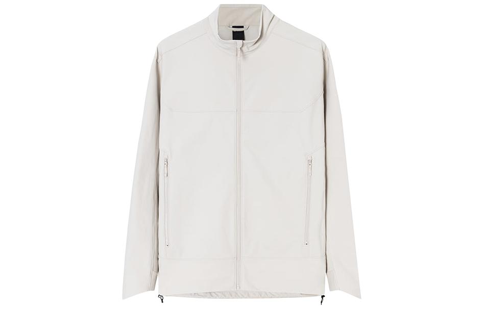 Anta Outdoor Series Light Gray Full-Zip Stand Collar Jacket 152410617-1