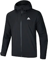 Anta Outdoor Series Logo Print Breathable Sport Jacket - Black 152446614-4 Anta Outdoor Series Logo Print Breathable Sport Jacket - Black 152446614-4