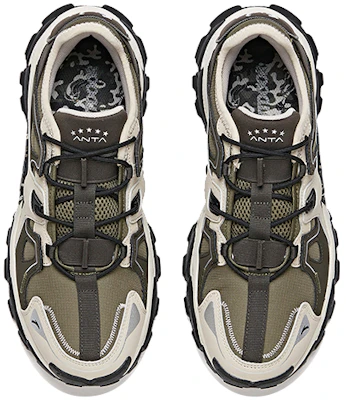 Anta Outdoor Series Sneakers 'Olive Beige Black' 112016601-13 Lookbook Anta Outdoor Series Sneakers 'Olive Beige Black' 112016601-13