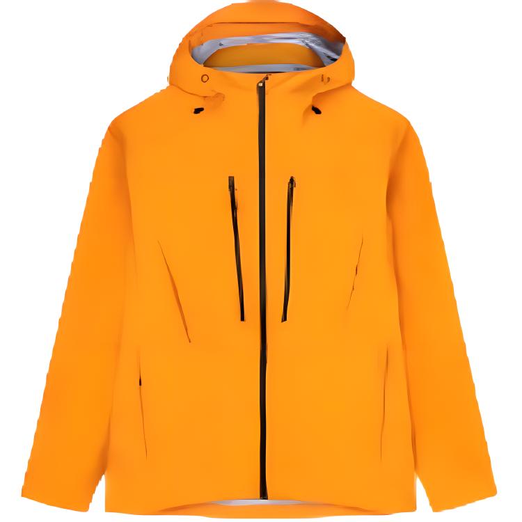Anta Outdoor Series Waterproof Breathable Hooded Jacket Men Autumn Orange 152440606-3