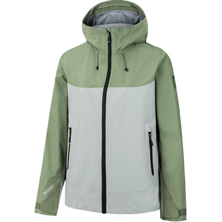 Order 安踏户外风暴护甲透气夹克 - 珍珠灰/矿物绿 162446601-3