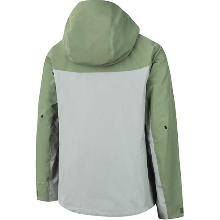 Lookbook 安踏户外风暴护甲透气夹克 - 珍珠灰/矿物绿 162446601-3