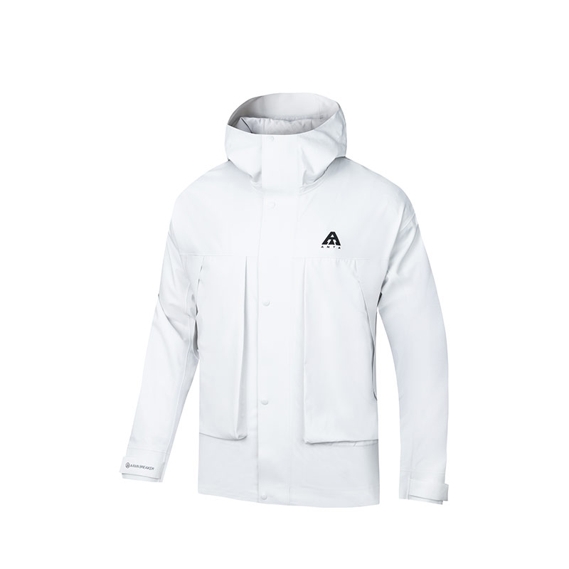 Anta Outdoor Training Hoodie Breathable Sand Grey Jacket for Hiking & Casual Use 952437608-2