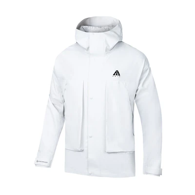 Anta Outdoor Training Hoodie Breathable Sand Grey Jacket for Hiking & Casual Use 952437608-2