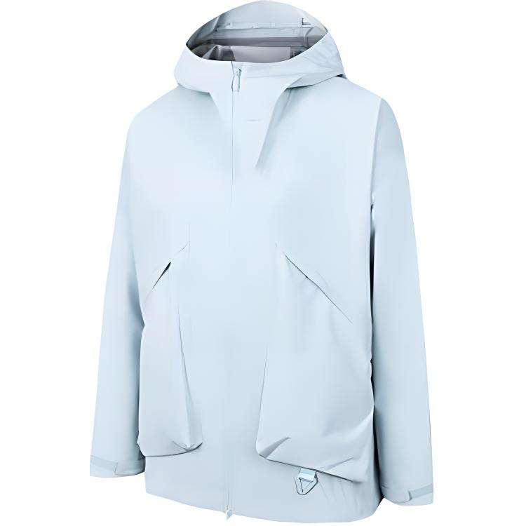 Anta Outdoor Training Shell Jacket Windproof Comfort Unisex - Crystal Blue 962437602-1
