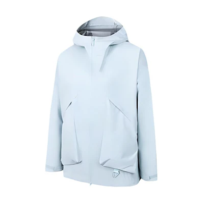 Anta Outdoor Training Shell Jacket Windproof Comfort Unisex - Crystal Blue 962437602-1