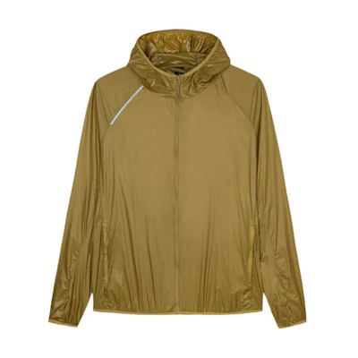 Anta Outdoor Unisex Breathable Zip Hoodie Jacket - Golden Sand Green 172430602-3