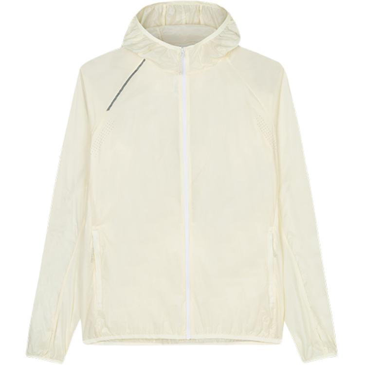 Anta Outdoor Unisex Lightweight Breathable Hoodie Jacket - White 172430602-1