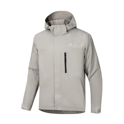 Anta Outdoor Waterproof Windproof Breathable Jacket Unisex - Khaki 972437601-2