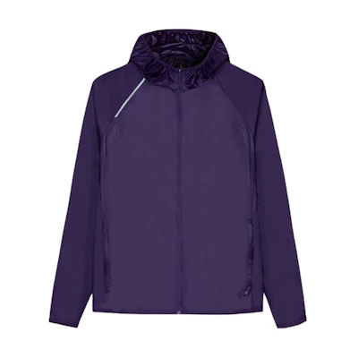 Anta Outdoor Zip Hoodie Jacket Unisex - Comfortable & Breathable in Purple 172430602-2