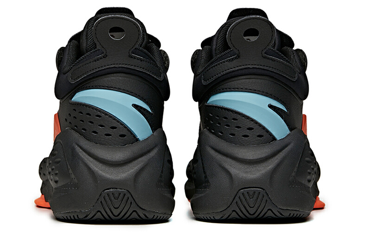 Shop Anta Overbearing High ''Noir Orange Bleu'' 112048080-4