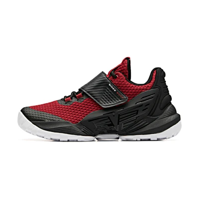 Anta Overbearing Mid Top Retro Basketball 'Red Black Bad Visitor'