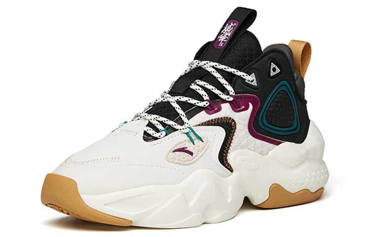 Anta Peak 2.0 Leather 'White Black Green' 圖 3