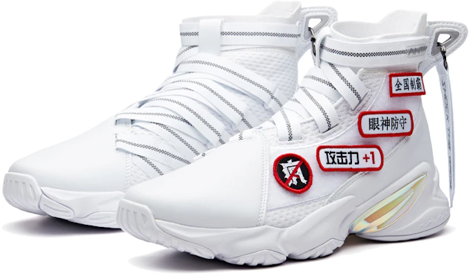 Anta Player 1 High 'White Black Red' 11841105R-8 Lookbook Anta Player 1 High 'White Black Red' 11841105R-8
