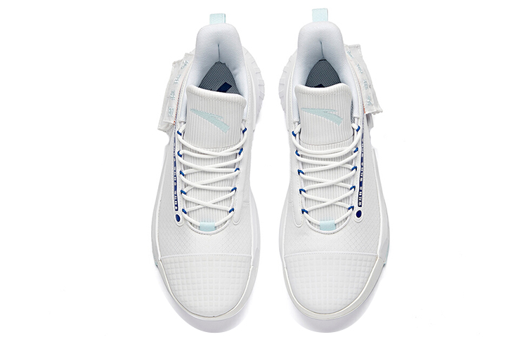 Lookbook Anta Player 2.0 Mid Top 'White Blue' 112031608S-3