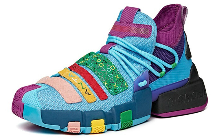 Order 安踏玩家3代「蓝色多彩」 912031657-4