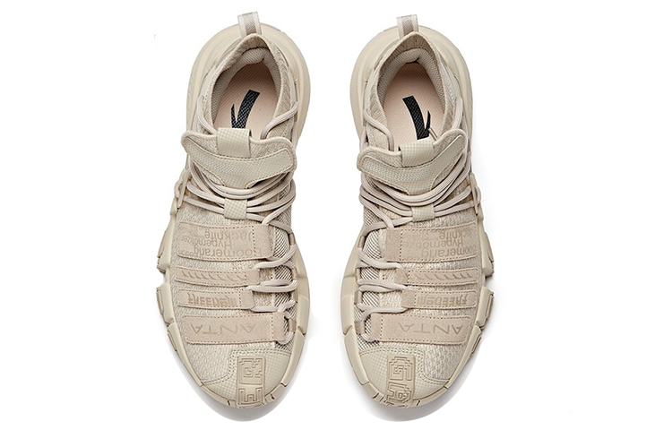 Lookbook Anta Player 3 Low 'Linen Gray' 912031657-3