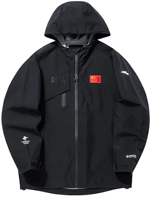 安踏高端系列黑色連帽外套附徽標LOGO 152130601-3 Buy 安踏高端系列黑色連帽外套附徽標LOGO 152130601-3