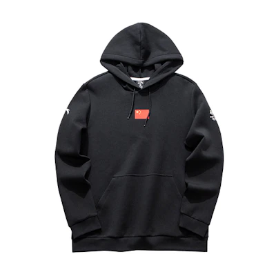 Anta Printed Hoodie Pullover Unisex Black 172030703-1