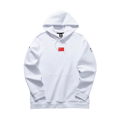 Anta Printed Oversized Pullover Hoodie Unisex White 172030703-2