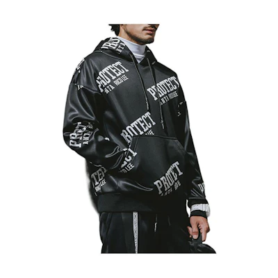 Anta Printed Pullover Hoodie Black 95849724Q-1