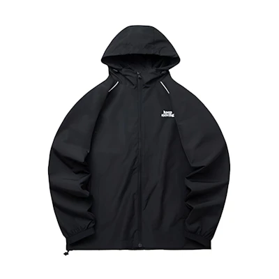 Anta Printed Solid Zip-Up Long-Sleeve Hoodie Jacket 952218615-3