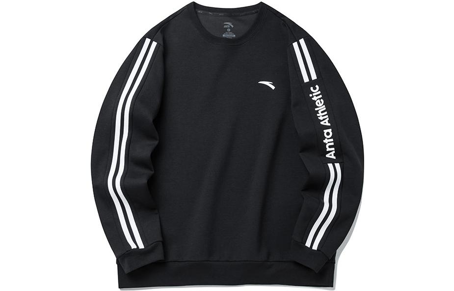 Anta Printed Stripe Logo Sweatshirt Black () 152217755-5