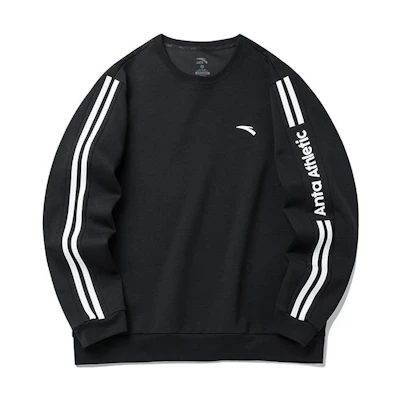 Anta Printed Stripe Logo Sweatshirt Black () 152217755-5